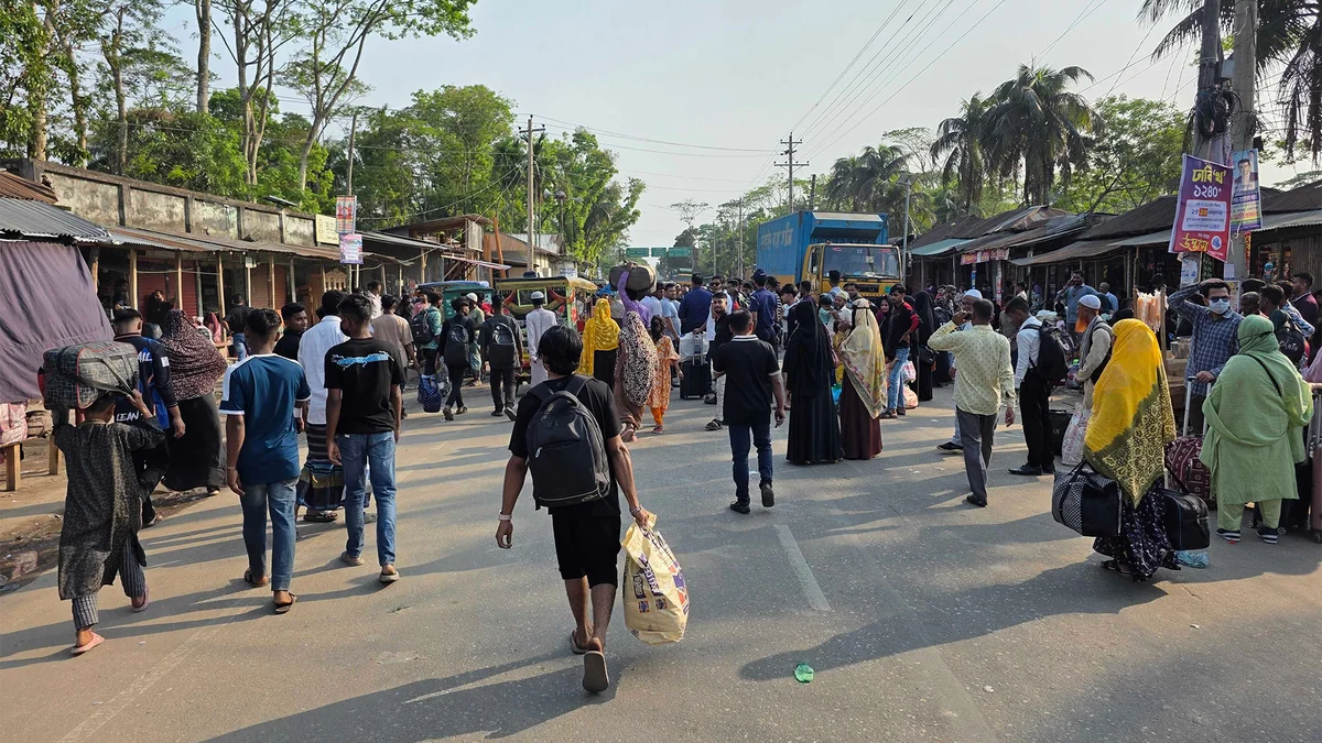 Severe suffering of people returning to workplaces after Eid