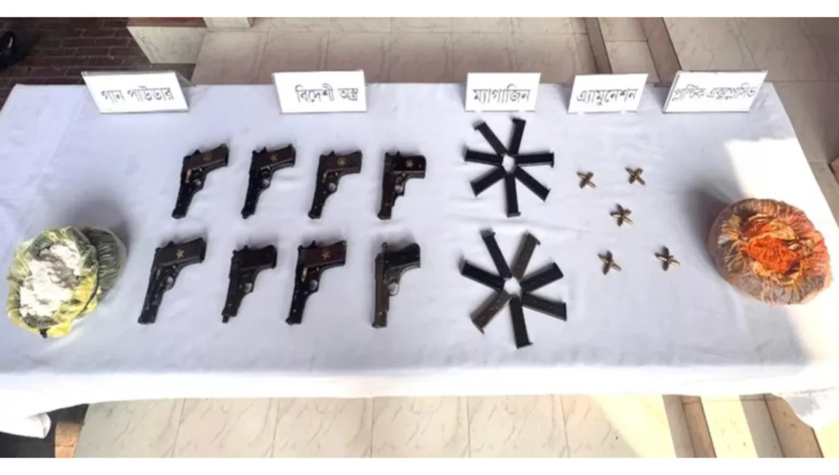 Army Seizes Firearms and Explosives at Dhaka’s Airport Railway Station: ISPR
