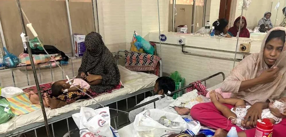 Admissions of measles patients halted at Shishu Hospital and Azimpur Maternity due to space shortage