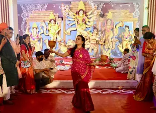 Maha Saptami Celebrated with Grandeur and Devotion Across Bangladesh