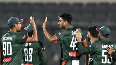 Thrilling Match Win Seals Series for Bangladesh