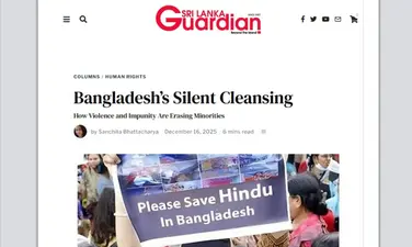 Sri Lanka Guardian Analysis: A Silent Persecution of Minorities in Bangladesh
