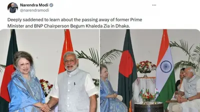 Indian Prime Minister Narendra Modi Expresses Condolences over the Death of Khaleda Zia
